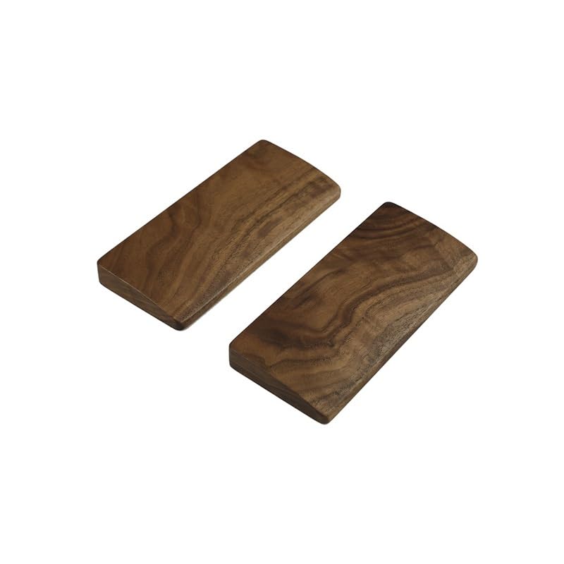 Wrist Rest Zweihand-Tastatur-Handgelenkauflage, Walnussholz-Handgelenkauflage, geeignet for Büro-Lernspiele, bequeme Tastaturauflage Handballenauflage