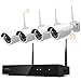 [Dream Liner 8CH Expandable] xmartO WOS1384 8 Channel 960p HD Wireless Security Camera System with 4 HD Outdoor Wireless IP Cameras (Auto-Pair, Built-in Router, 1.3MP Camera, No HDD)