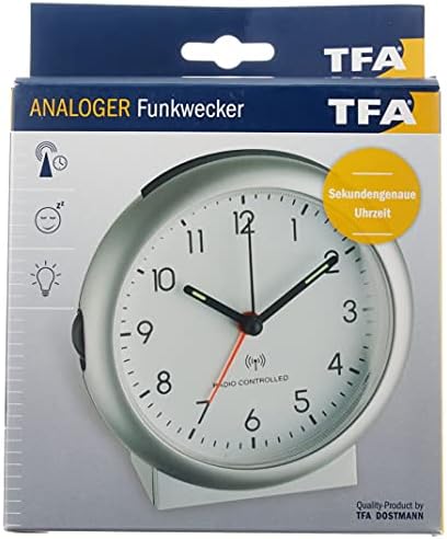 TFA 98.1036 Radio controlled clock with Alarm