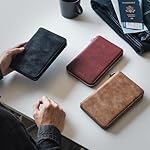 VULKIT Passport Holder for Travel Family, Multiple Travel Document Holder Wallet for a Family of 3-4, RFID Blocking Passport Bag, Document Organizer Pouch for Credit Cards, ID, Sim Card, Cash, Coins - Image 2