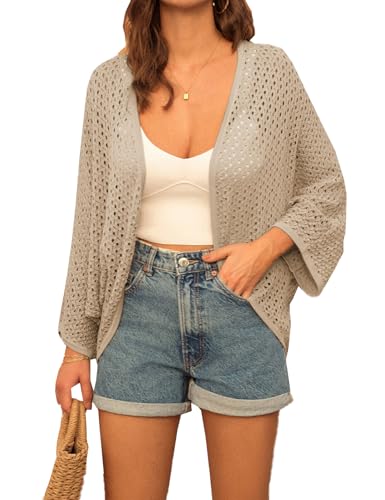 GRACE KARIN Damen Apricot Strickjacke Basic Alltagskleidung Cardigan Bolero Aprikose M GRACE KARIN Damen Apricot Strickjacke Basic Alltagskleidung Cardigan Bolero Aprikose M