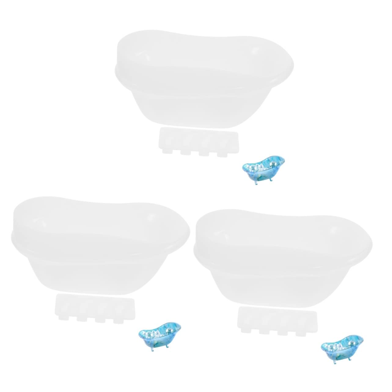 TEHAUX 3ensembles Moule Silicone pour Fabriquer Un Plateau Forme De pour Artisanat Tray De Rangement Et Décoration