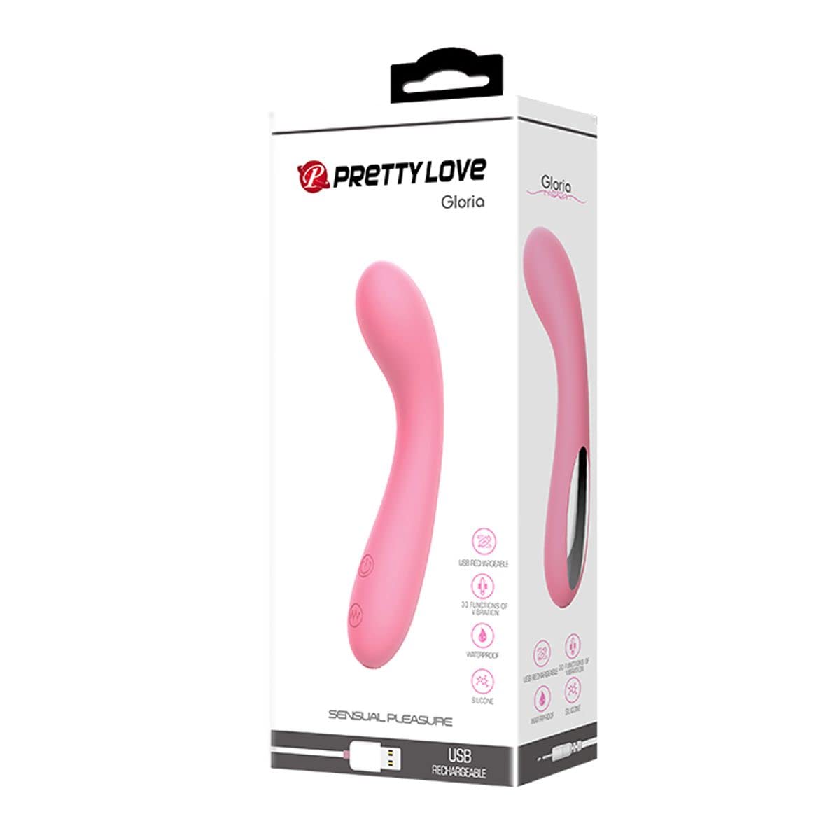 Pretty Love Vibrador Gloria, Rosa Claro - 530 gr