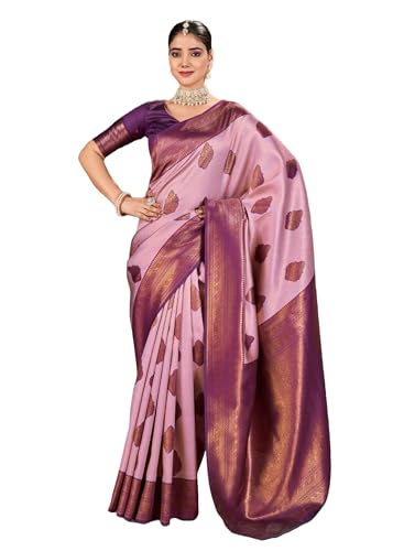 Sari traditionnel Zari en soie pour femme idéal pour mariages et cérémonies