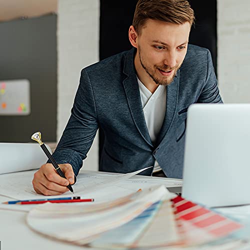 Evneed 7Pcs Diamond Pens Beautiful Metal Ballpoint Pen For Women,Coworkers,Hostess And Girlfriend #TOP6