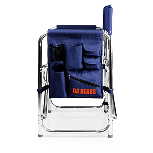 Image of Picnic TIME NFL Unisex-Adult NFL Sports Chair with Side Table, Beach Chair, Camp Chair for Adults