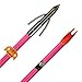 AMS A203-Pnk Fiberglass Arrow Chaos Point Pink Shaft & Safety Slide