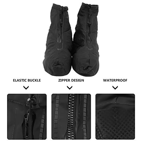 Happyyami Polainas para sapatos protegem a capa de sapato antiderrapante para chuva capa de chuva à