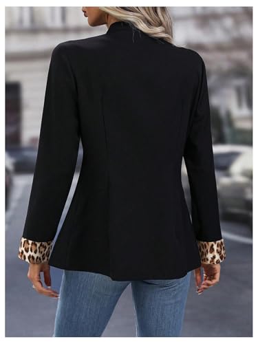 SweatyRocks Women's Work Office Suit Jackets Blazer Casual Button Open Front Lightweight Blazers2