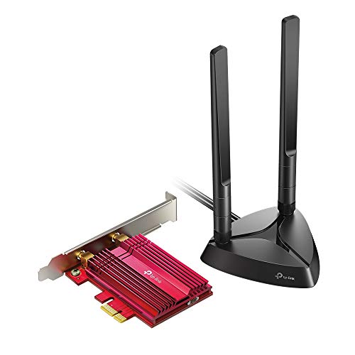 TP-Link Archer TX3000E AX3000Mbps con Bluetooth 5.2, Scheda WiFi PCI Express WiFi 6 PCIe,Staffa a Basso Profilo, Dissipatore di Calore Specializzato,