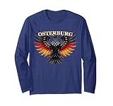 Einzigartiges Osterburg deutsche Flagge Design Tolles Urlaubsshirt und Mitbringsel für Erwachsene und Jugendliche Deutschland Städte Dörfer Gemeinden Tourismus-Merch T-Shirts und mehr