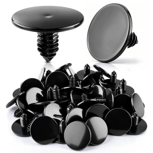 GoaMotors 50pcs Hood Insulator Pad Retainer Clip 6504135 Fit for Chrysler for Jeep for Dodge for Ram 1500 2500 3500 4500 Liberty, Wrangler, Avenger, Caravan, Dakota, Durango Headliner Push Pin