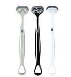 舌ブラシ 舌磨き ブラシ 舌クリーナー 3効果 口臭ケア 多機能 舌苔 除去 低刺激 口臭対策 口臭予防 人間工学設計 防滑グリップ 嘔吐反射防止 歯科専売品 携帯用 家庭用 グレー/ホワイト/ブラック3色 3個セット