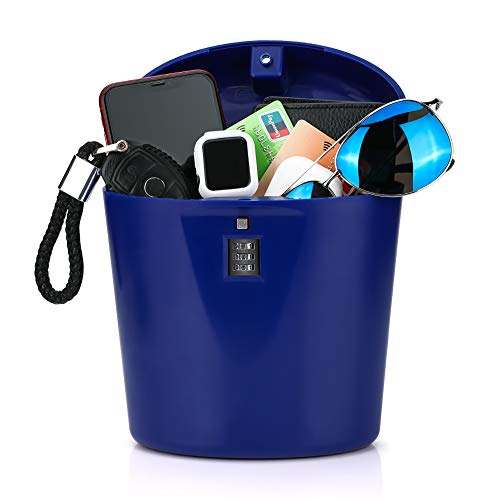Ohok Coffre-fort portable anti-vol avec cadenas à chiffres pour la plage, le camping, le sport, les voyages, le shopping Cover