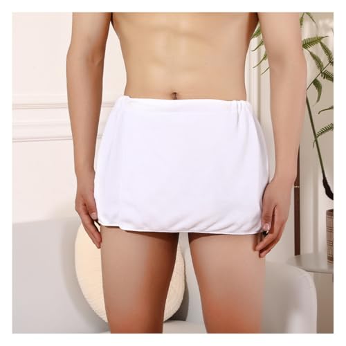 Miecoae Hombre Toalla Sauna Hombres Toalla de Baño Portátil Ducha Falda Suave Transpirable Playa Bañera Vestido Deportes Gimnasio Albornoz for Adulto(C4,30x140 cm)