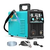 bestarc Plasma Cutter, [Blow Back Pilot Arc][Large LED][Air Sensor] 60A Non-HF bestarc Plasma Cutter Machine 110V/220V Dual Voltage, 5/8