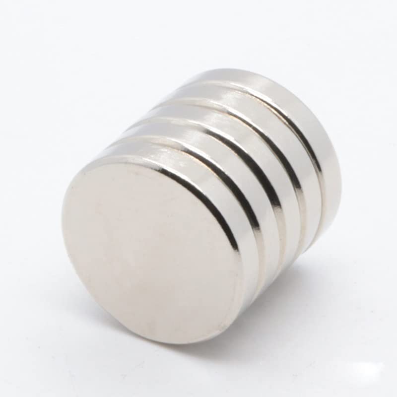 Neodymium Imanes Aimant 20 Pcs 25x5mm Round Rare Earth Sheet Magnets
