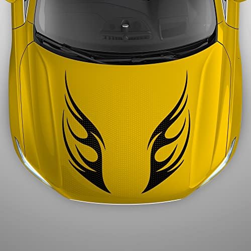 Vinyl Decal Mural Sticker Hood Auto Car Abstract Tribal Flames (S7707)