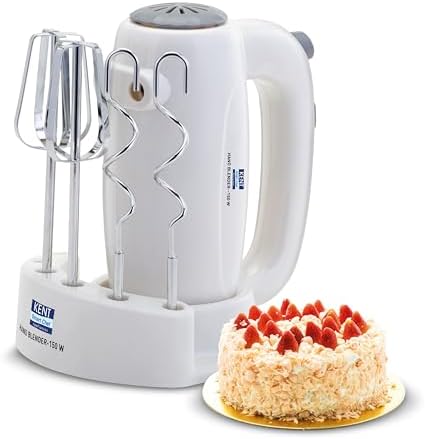 Buy KENT 150W, 5 Speed Control, Copper Motor, Multiple Beaters, Overheating Protection, Food Grade Plastic Body Hand Blender (White) Online at Low Prices in India - Amazon.in