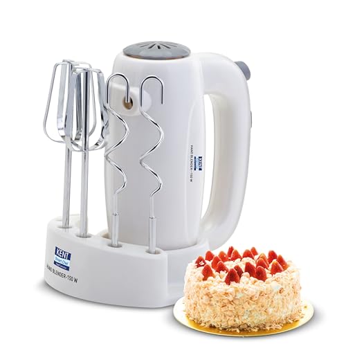 KENT 150W, 5 Speed Control, Copper Motor, Multiple Beaters, Overheating Protection, Food Grade...