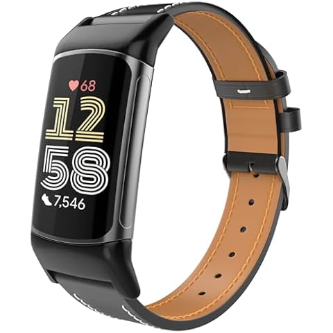 TiMOVO Bracelet en Cuir pour Fitbit Charge Cover