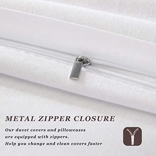 Zcwl Twin Duvet Cover Set | Neon City Bedding Set | Citys Scene Pattern | 2 Piece | Soft Microfiber Comforter Cover With Zipper Ties & 1 Pillowcase | Neon City Bedroom & Room Decor #TOP4