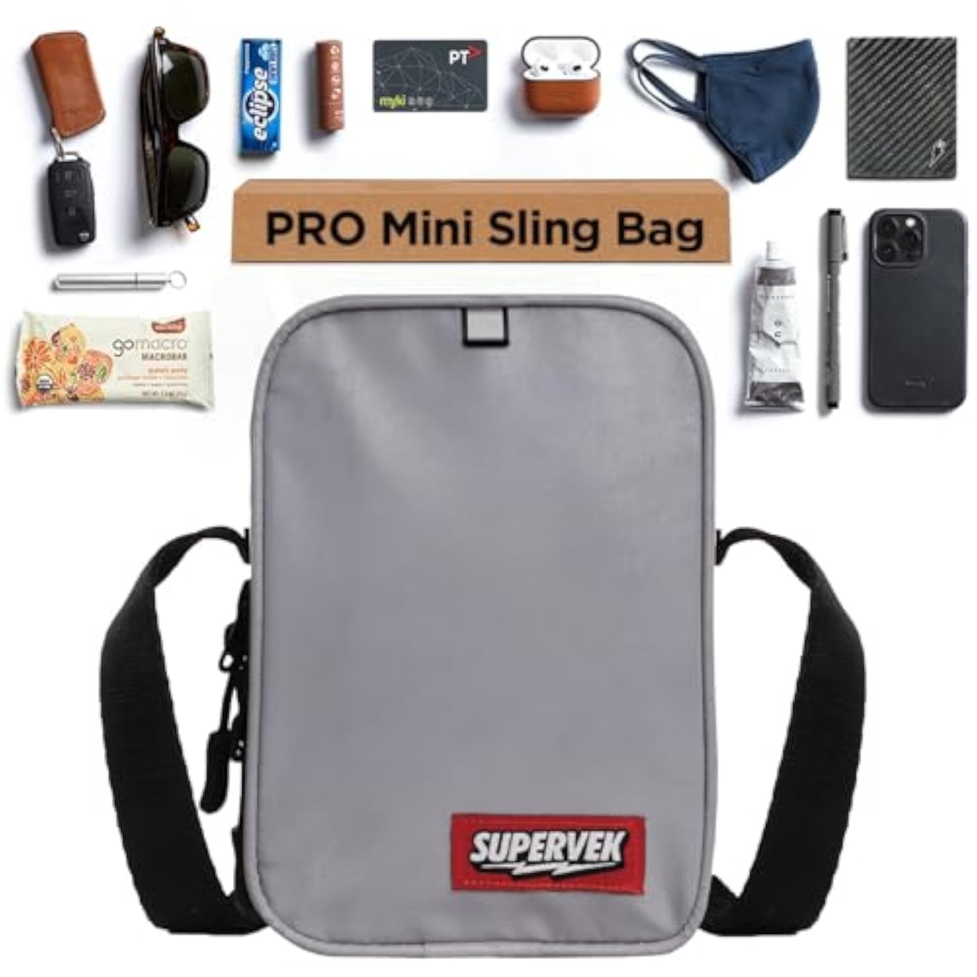 Pro Small Sling Bag for Men and Women, Versatile Design