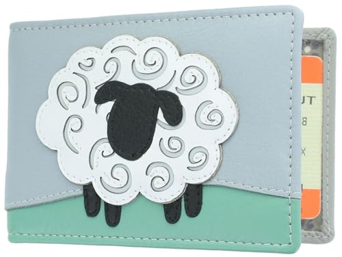 Porte-cartes de voyage Mala Leather Valais 609TC_21 en cuir gris