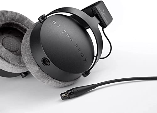 beyerdynamic DT 700 Pro X Closed-Back Studio Headphones Bundle with Detachable Cable, Headphone Splitter, Extension Cable, and Extended Protection Plan - Thumbnail 4