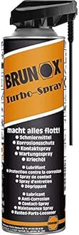 12 x Brunox Turbo Spray 500 ml Lubricant, Corrosion Protection, Contact Spray, Penetrating Oil, Maintenance Spray