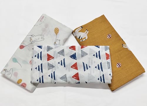 Image of Trance Home Linen Super Ultra Soft 100% Cotton Malmal Baby Swaddle Cloth | Baby Wrap for New Born Babies | Skin Friendly Soft Baby Towel |New Born Swaddles-(100x100 Cm, Circus Print,Pack of 3