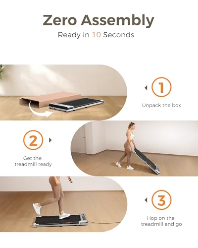 image for Yagud Under Desk Treadmill, Walking Pad for Home and Office, 2.5 HP Po