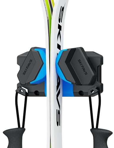 Ski & Snowboard Wall Rack, Ski Wall Mount & Ski Rack...