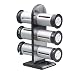 Zevro KCH-06094 Zero Gravity 6-Canister Magnetic Spice Stand