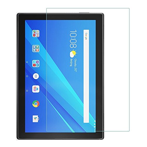 [2 Paquetes] Lenovo Tab 4 10 (Plus) Protector de Pantalla, 9h dureza Ultrafina Resistente Anti-Scratch HD Claro Templado Vidrio Protector de Pantalla para 10.1 Lenovo Tab 4 10, Lenovo Tab 4 10 Plus