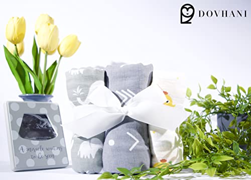 Muslin Baby Swaddle 3-Pack 100% Cotton. Soft & Breathable For Girl/Boy/Unisex #TOP2