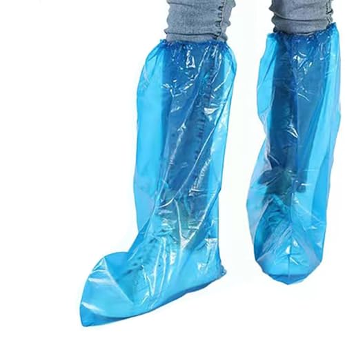 Armastuse 10 Pieces of Outdoor Waterproof and Disposable Shoe Covers for Drifting, Anti Slip and Disposable rain Shoe Covers for Riding in high rain