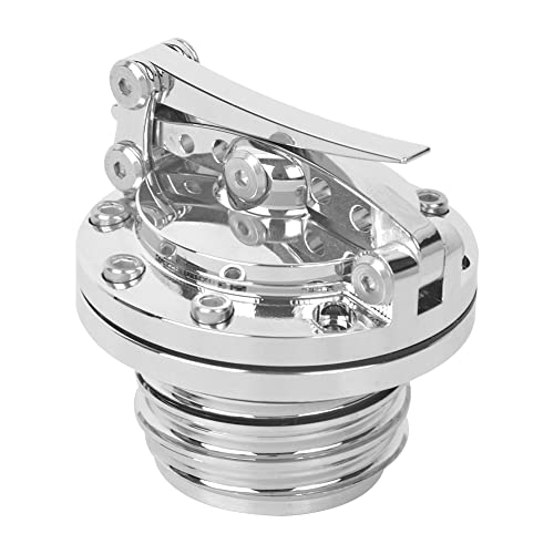 Hiyoyo Motorcycle Chrome Quick Release Fuel Gas Tank Oil Cap For Harley Sportster Xl 1200 883 X48 Dyna Touring 1996-Up #TOP2