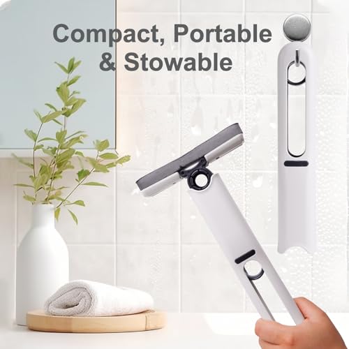 Miniatura 5 de 1 Mini Fregona Portátil, Modo De Limpieza De Uso Húmedo Y Seco, Mini Fregona De Esponja Autoexprimible, Para Escritorio, Vidrio, Baño, Cocina, Coche
