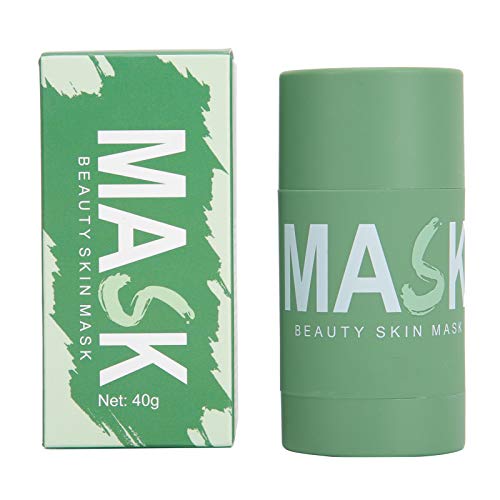 Preisvergleich Produktbild Grüntee-Reinigungsmaske, 40 g Grüntee-Reinigungs-Tonstabmaske Ölkontrolle Feste Maske Tiefenreinigende Feuchtigkeitsmaske