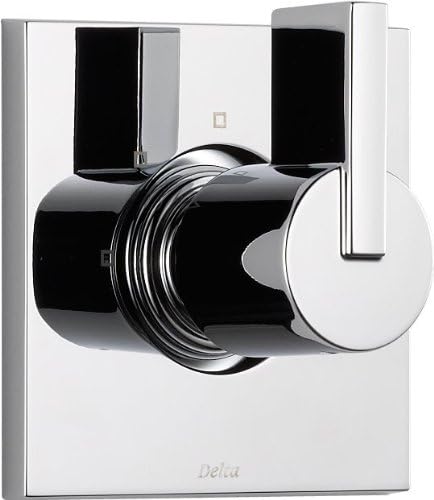 DELTA FAUCETVero 3-Setting Shower Handle Diverter Trim Kit, Diverter Valve Trim Kit Chrome, 3 Way Shower Diverter, Delta Diverter Trim, Chrome T11853 (Valve Not Included)