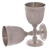 Vintage Chalice Goblet Communion Cup, Gold Plated Brass Chalice, Renaissance Medieval Royal Wine Gob