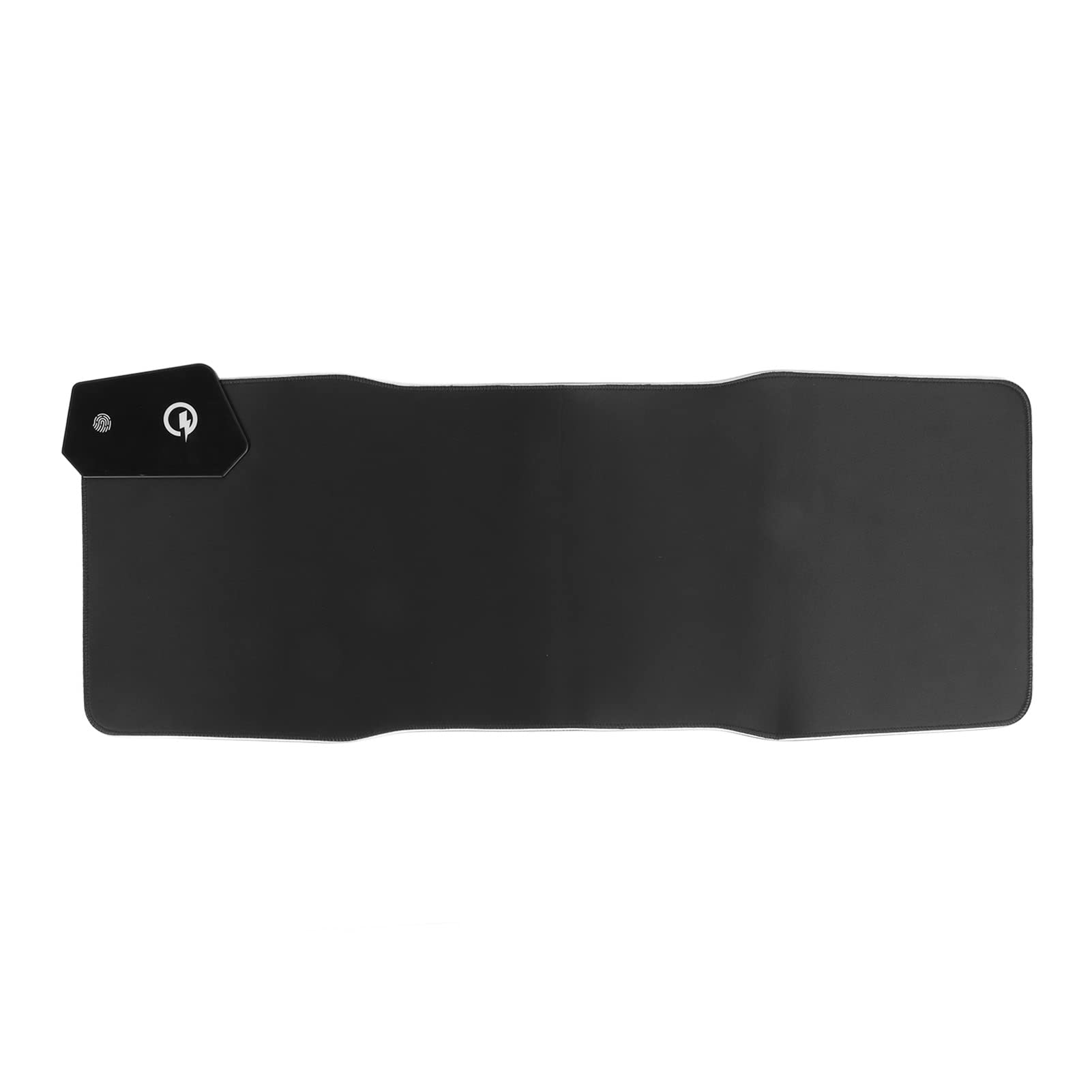 ADITAM Tappetino per Mouse da Gioco RGB Tappetino per Mouse Grande con Ricarica Wireless PD Tappetino per Mouse da scrivania a Ricarica Rapida per Giochi, PC, Laptop, scrivania 31x14 Pollici Double