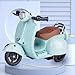 Loaesa Scooter Toy - with Light and Music, Big Into Energy Cute Have a Seat Motorcycles, Interactive Rotating Decor Desktop Ornaments Accessories Collectors (Blue)