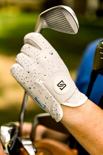 SKIVE Golf Premium Golf Glove | 100% AAA Cabretta Leather | Cool Golf Gloves Men | Serious Feel & Performance | Mens Golf Gloves Left Hand — view 2