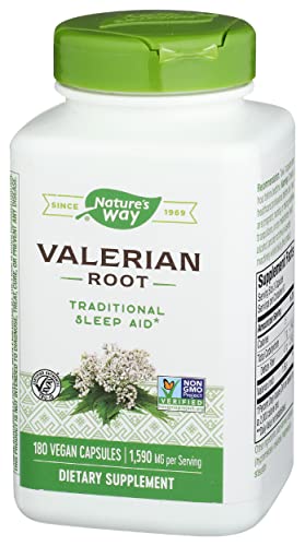 Nature's Way Valerian Root, (Gelatin) Capsules 180 Ea #TOP5