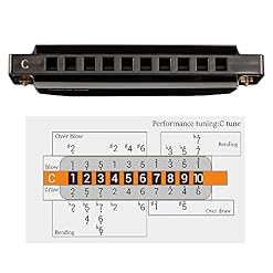 JDR Harmonica Set of 7 Key of C D E F G A Bb 10 Holes 20 Tones Blues Harp Diatonic Mouth Organ armonica with EVA Protective Case for Adults Kids Beginner Professional Intermediate Student Gift Black - Les Beatles, Paul McCartney, John Lennon, RIngo Starr, George Harrison JDR Harmonica Set of 7 Key of C D E F G A Bb 10 Holes 20 Tones Blues Harp Diatonic Mouth Organ armonica with EVA Protective Case for Adults Kids Beginner Professional Intermediate Student Gift Black – Image 5