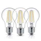 [page_title]-Philips LEDclassic Lampe, ersetzt 60W, E27, Warmweiß (2700 Kelvin), 806 Lumen, 3er Pack