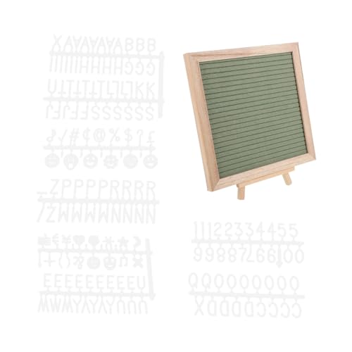 iplusmile Panneau Lettre DIY Bois avec Lettres Amovibles Tableau Message Stable pour Maison Bureau Décor Carré Créatif Polyvalent