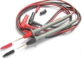 Tester Lead 20A Compatible Gold-Plated Ultra-Fine Needle Type 1000V20A Red and Black Set T-03
